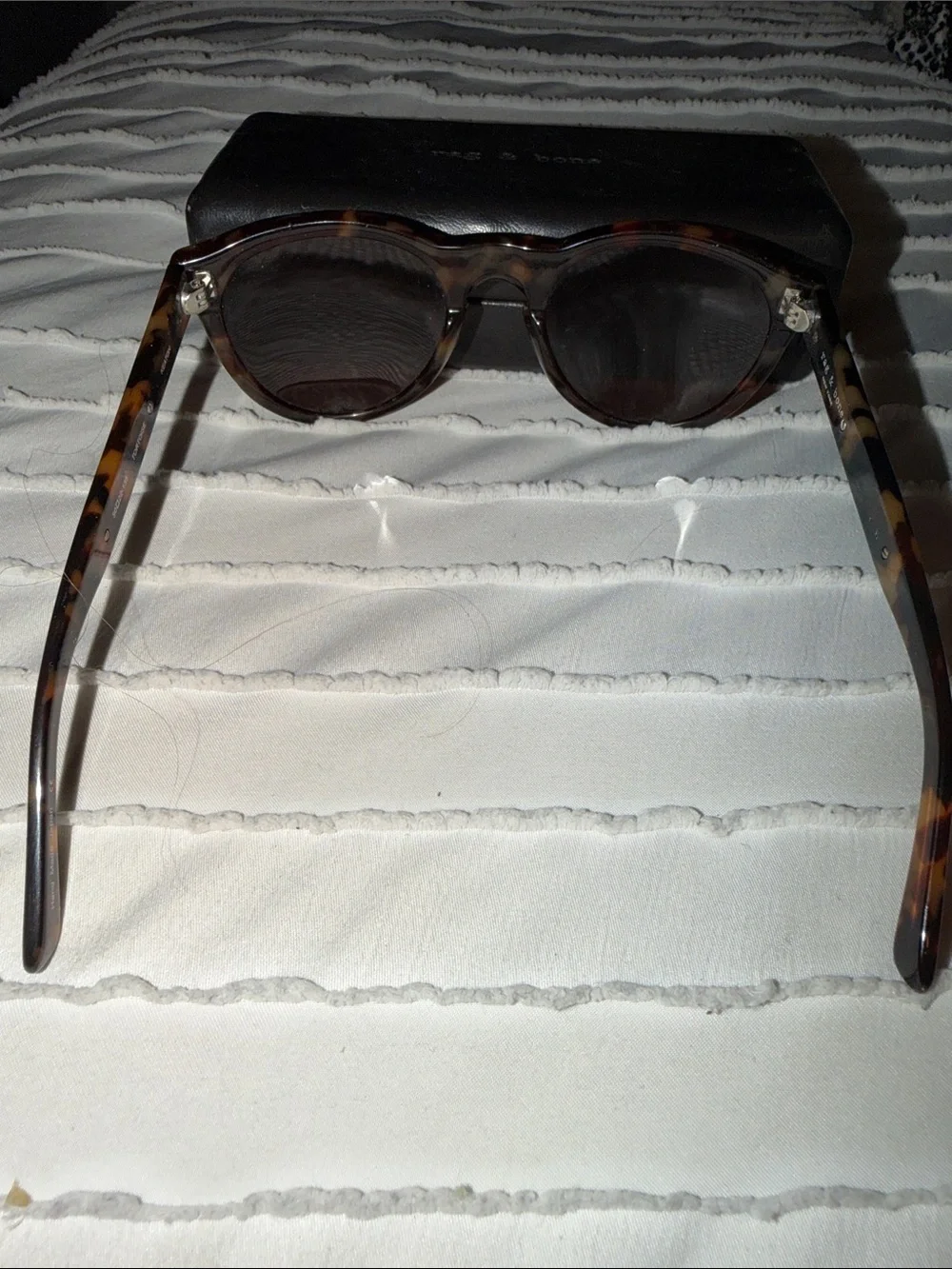 Rag & Bone Unisex Keaton Tortoise Sunglasses